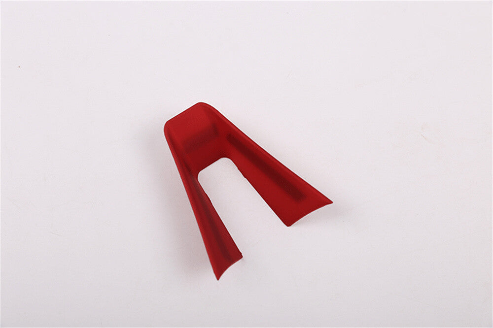 Red ABS Steering Wheel U-Shaped Panel Trim for Alfa Romeo Giulia for Stelvio 2017-19