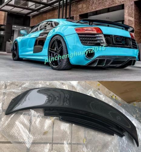 True carbon fiber trunk wing boiler for Audi R8 V8 V10 Coupe 2008 - 2015 GT style