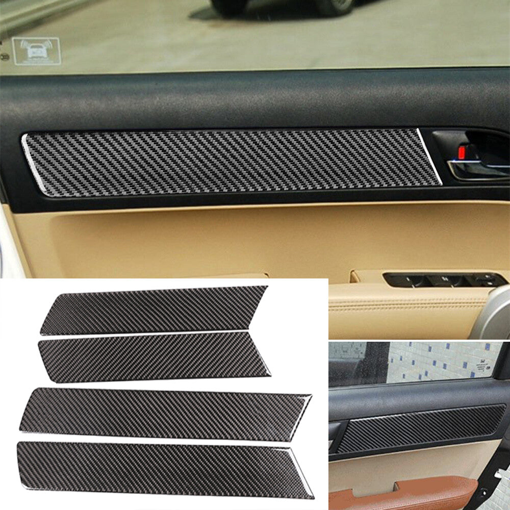 4¡ÁCarbon Fiber Interior Door Panel Cover Decor Trim for Honda CR-V CRV 2007-2011