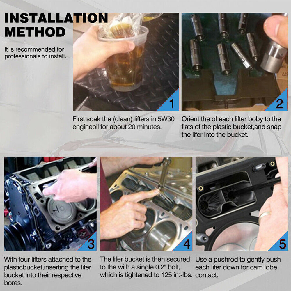 8PCS Active Fuel Management AFM DOD Valve Lifters For GM 5.3L/6.0L/6.2L 12645725