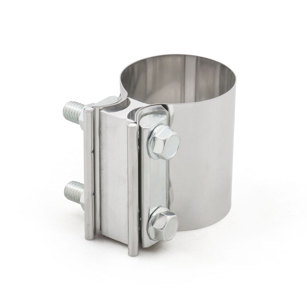 5-inch Butt connector with exhaust clip coupler T-304 exhaust with clip 2-piece set