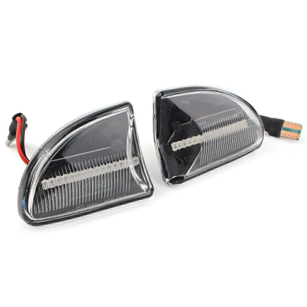 for Fortwo Coupe W451 Clear LED Sequential Dynamic Side Marker Turn Signal Light