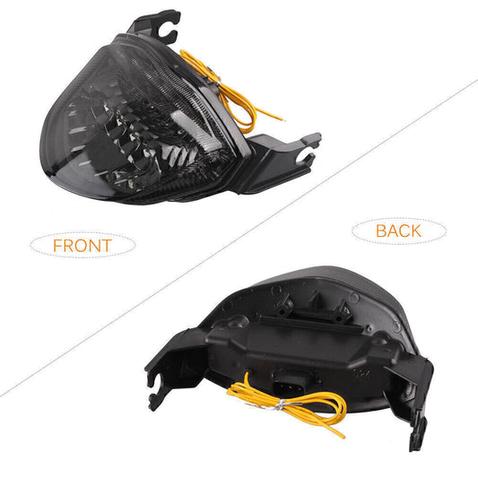 for Suzuki GSXR 1000 2005 2006 LED Taillight Turn Signals Taillamp Black UK