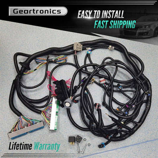 2003-07 LS Vortec Standalone Wiring Harness W/4L60E 4.8 5.3 6.0 Multec Wire DBW