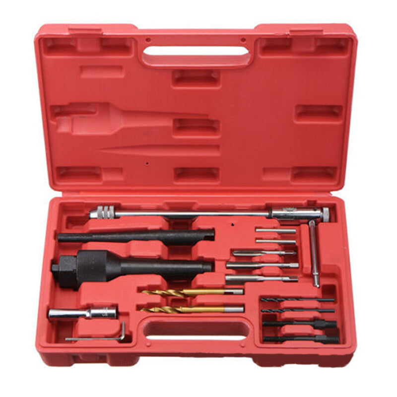 Car Broken Light Plug Removal Tool Kit 8mm 10mm Repair 1/4 - 28 UNF Hexagonal