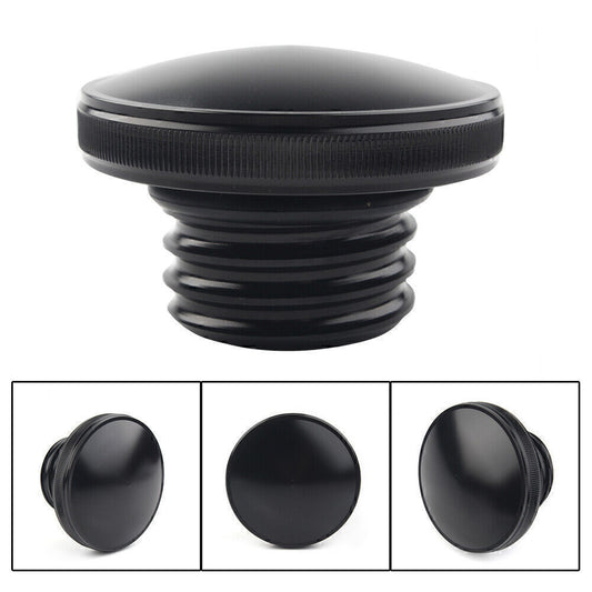 for Harley Road King 94-later Motorcycle Gas Tank Black Oil Cap Vent Fuel Cover