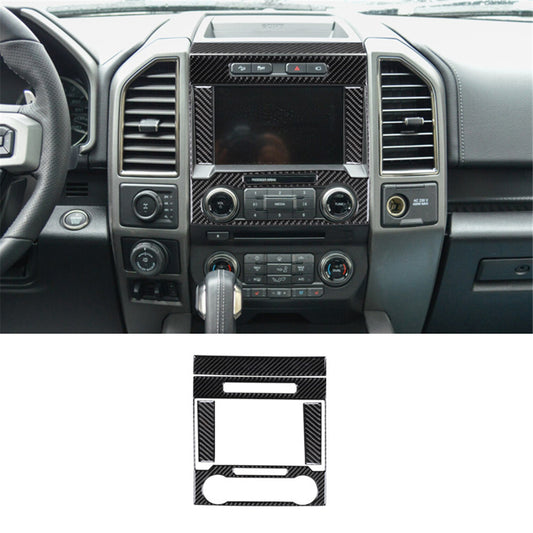 Carbon Interior 8 Display Screen Center Control Panel Trim Cover for Ford F-150