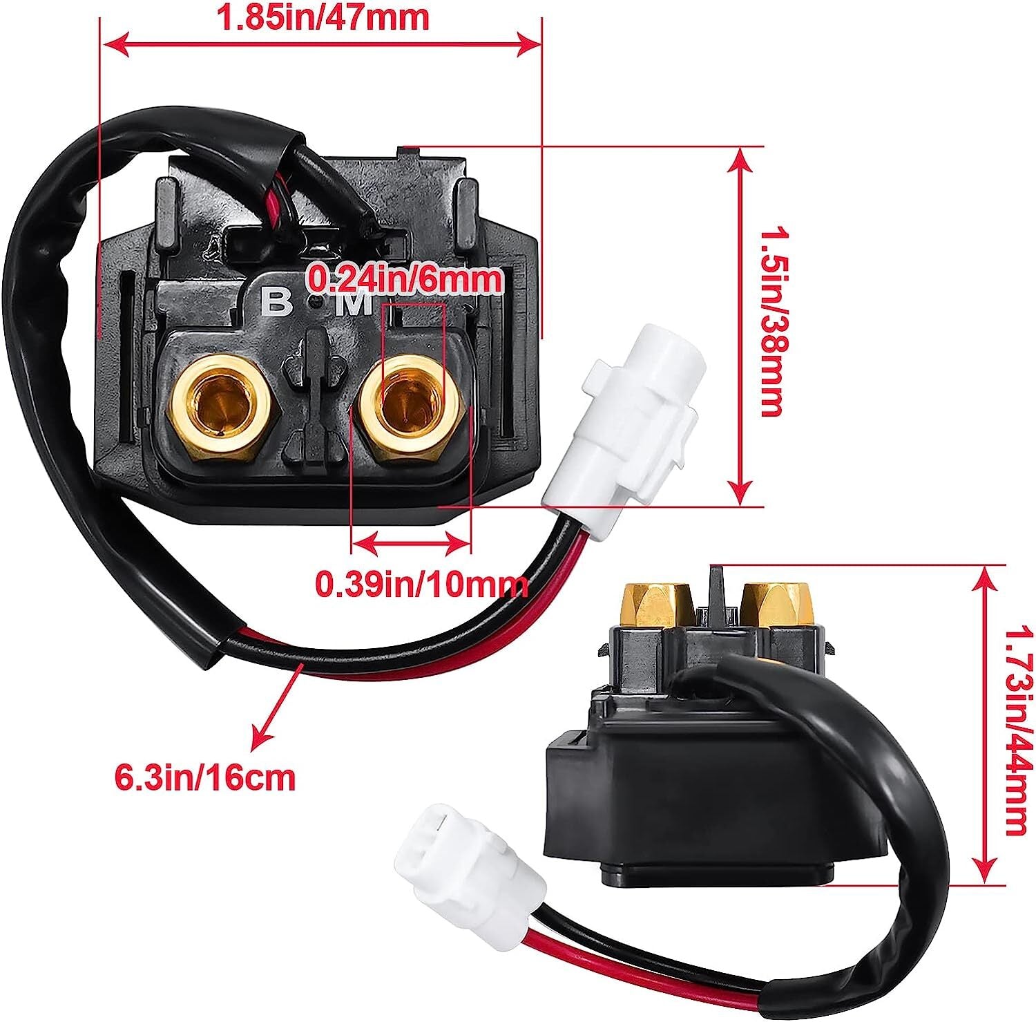New Starter Relay Solenoid for Yamaha Grizzly 600 YFM600FWA 5EH-81940-01-00