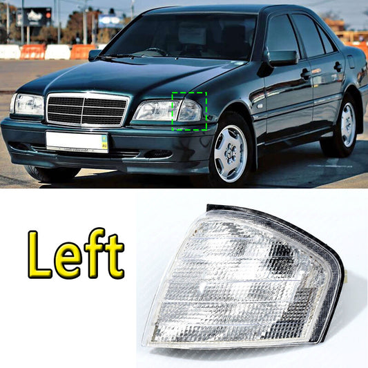 Left Turn Signal Lamp Frame Cover for Mercedes-Benz C Class W202 1994 1995-2000