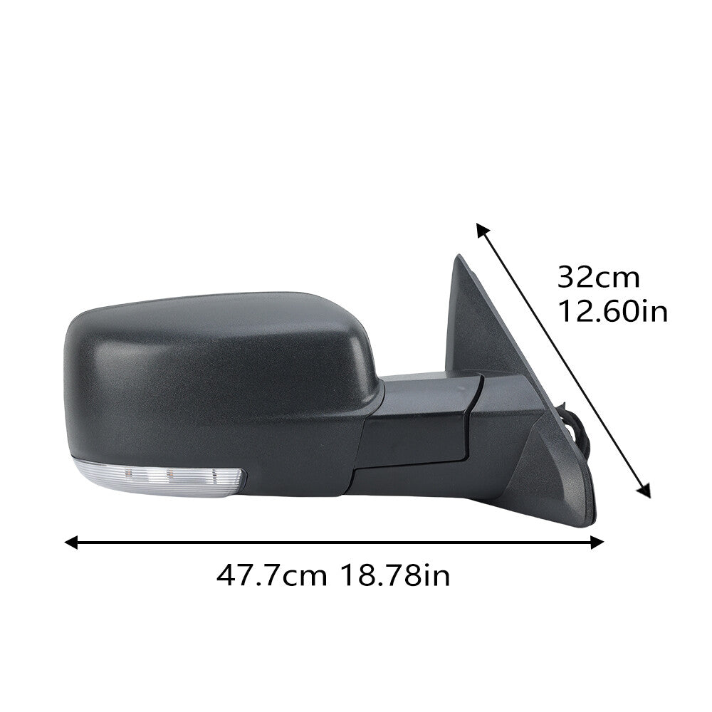 Fur for Dodge for Ram 1500 2013-2018 10 Draht Rechts Au?enspiegel R¨¹ckspiegel Spiegel