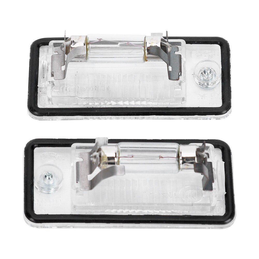 Hot Pair Of License Plate Light 8E0807430A 8E0807430B Part For C6