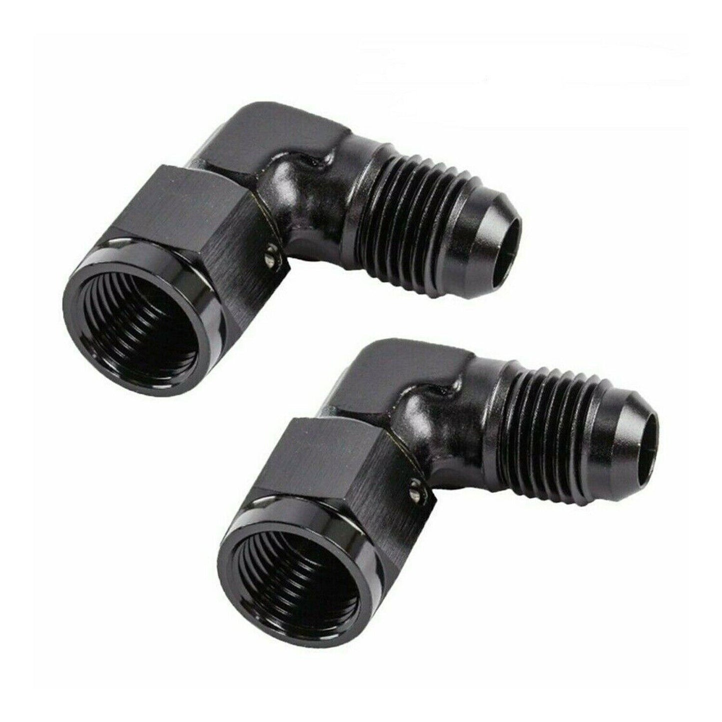 90¡ã Aluminum Car Fuel 6AN Bulkhead Swivel Flare Fitting Female to Male Adapter