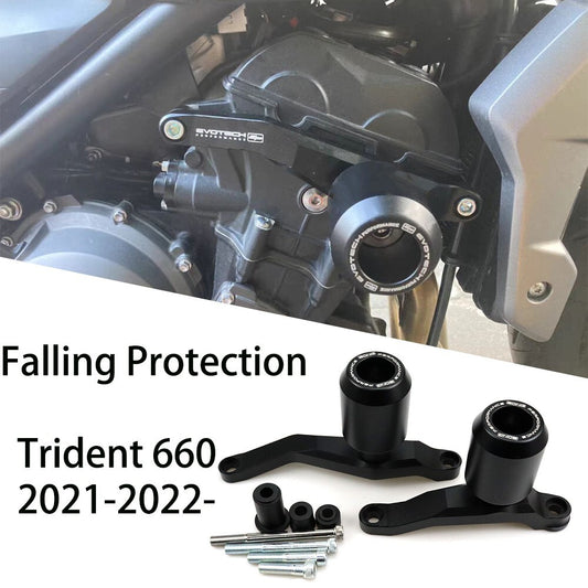 For Trident 660 21-2022 Fall Protection Frame Slider Fairing Crash Pad Protector