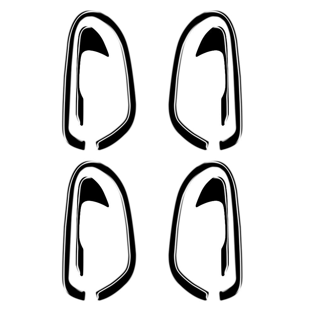 8Pcs Piano Black Interior Door handle Cover Trim for Honda for Civic 8th 2006-11