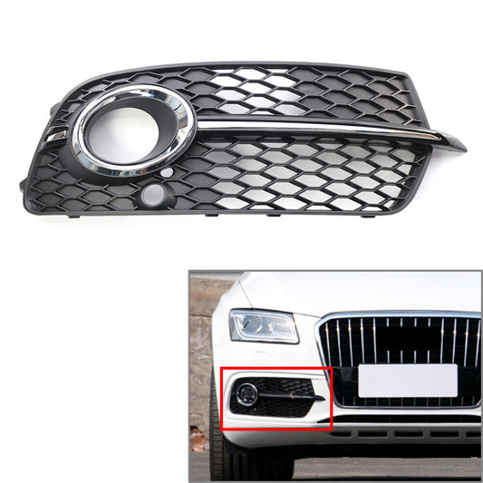 Front Fog Lamp Grill Cover Chrome Trim FIT for Audi Q5 2013-2017