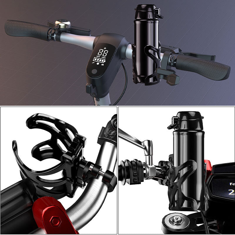 US Adjustable Motorcycle Handlebar Drink Cup Holder Mount Water Bottle Bicycle