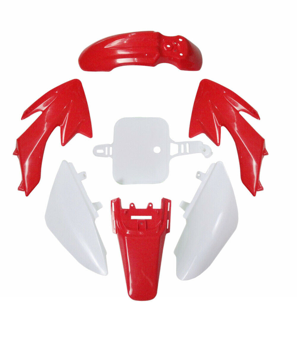 Full set of CRF50 plastic sticker handlebars for XR50 SSR 110CC 125 Dirt Pit bicycles