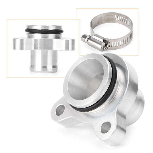 Aluminum Water Hose Fitting Replacement for BMW 335i 335xi 11537541992 Silver