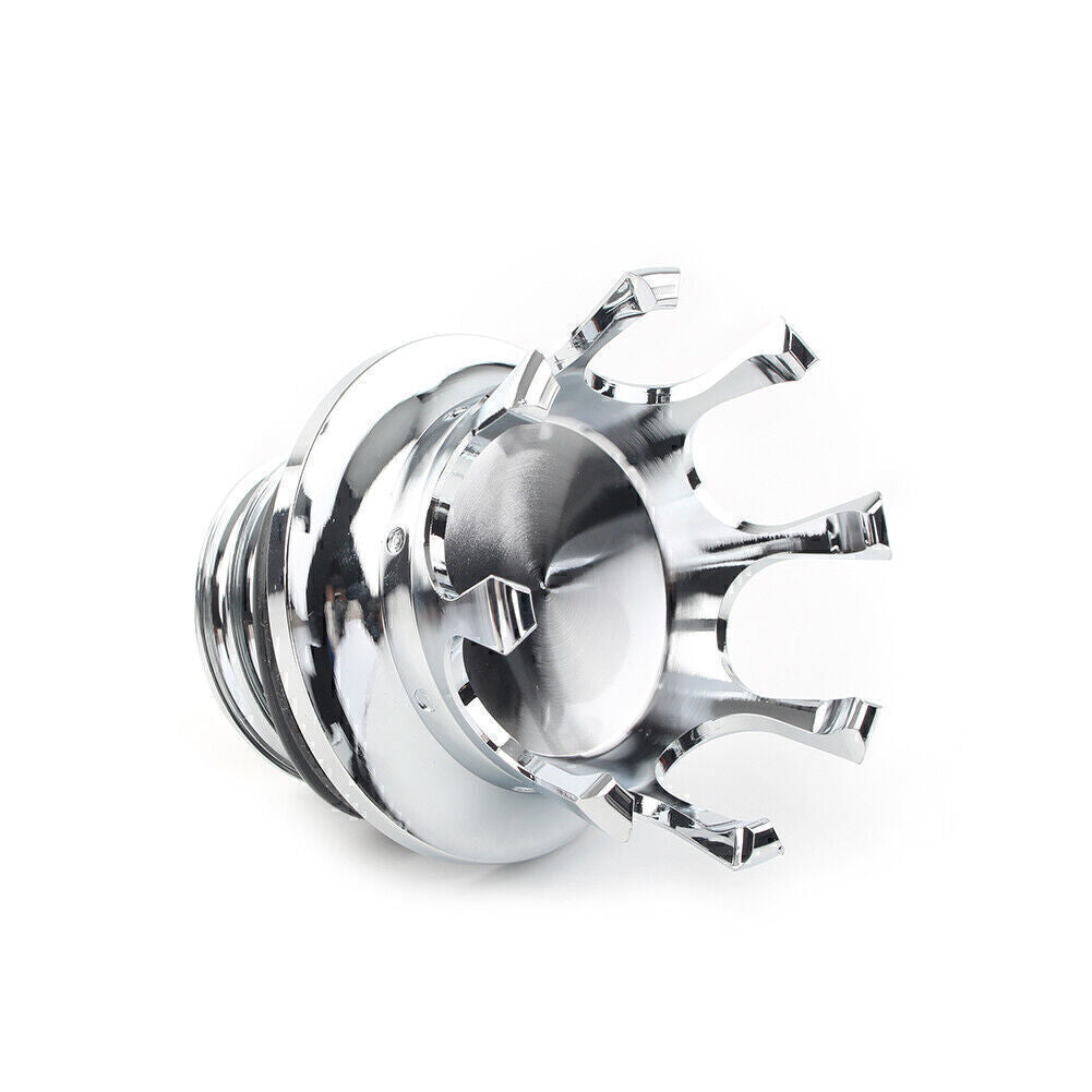 for Harley Sportster Crown Gas Cap Fuel Tank Cover Right-hand Thread Chrome UK