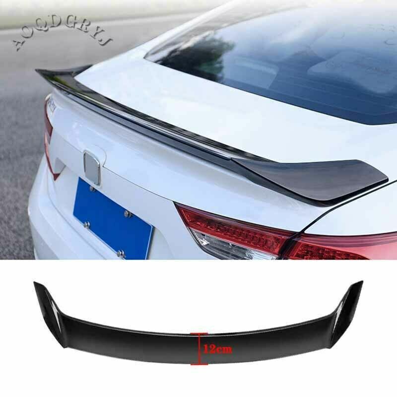 Glossy Black Rear Trunk Spoiler Wing Trim Fits for HONDA 10th ACCORD 2018-2021