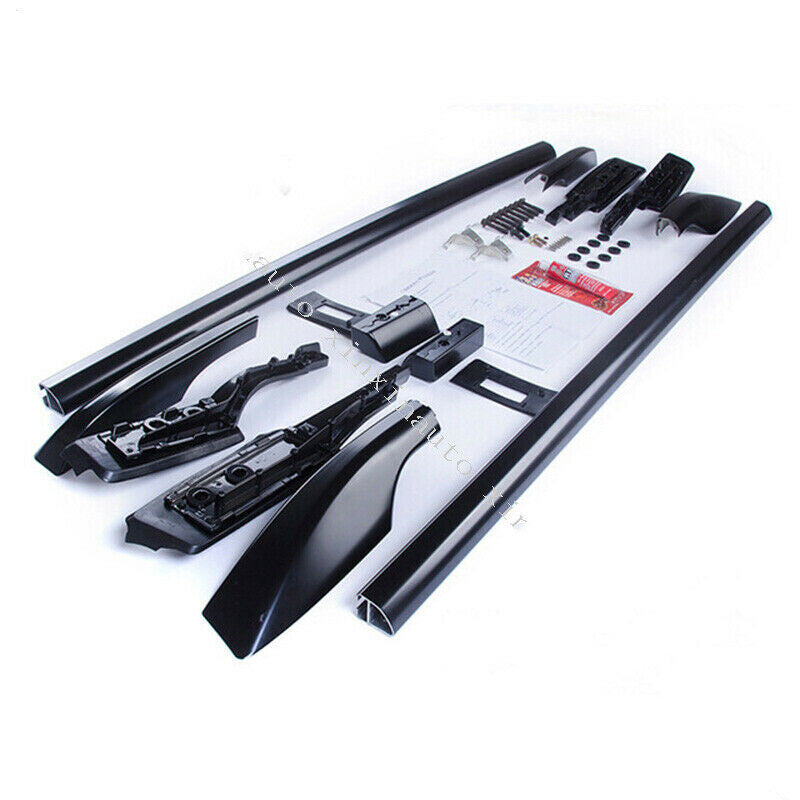 for Land Cruiser LC200 2008-21 Top Roof Rail Side Rack OE Style Luggage Carrier