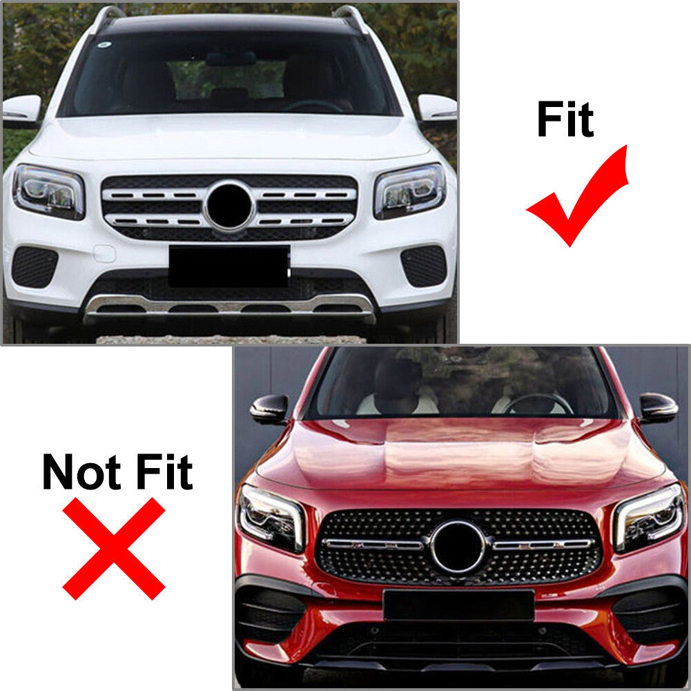 GTR Style Front Bumper Hood Grille for Benz GLB Class W247 X247 GLB250 2019-2022