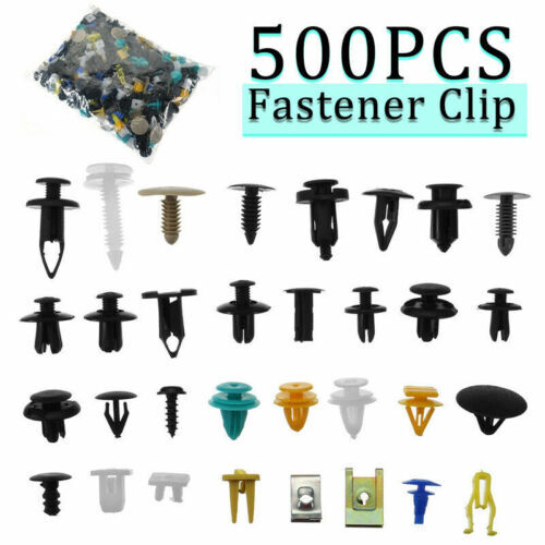 Automotive fastener clips, push-button decorative rivets, door panel body molding decorations