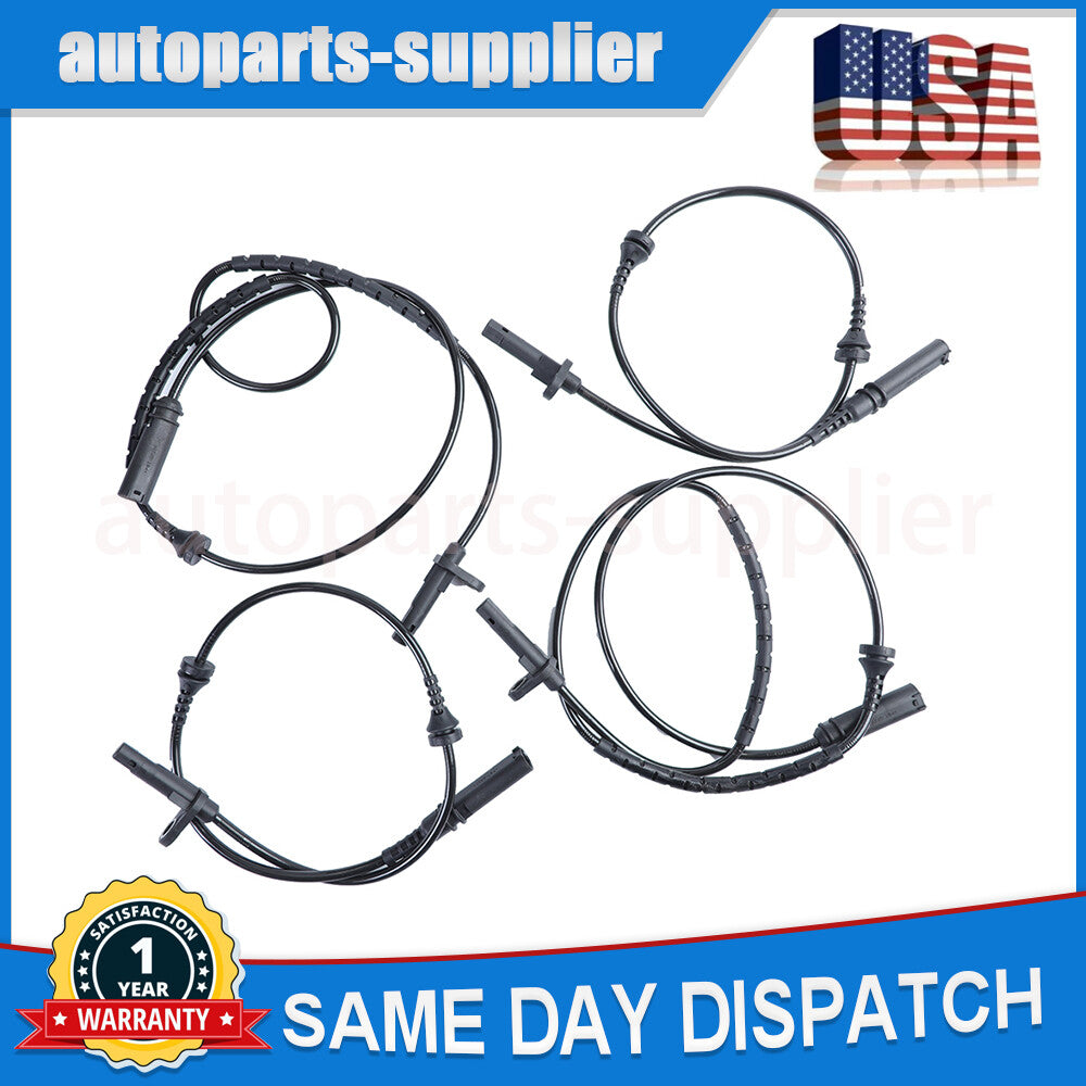 4-piece set of front and rear LR ABS speed sensors 34526771776 34526771777 suitable for BMW X5 X6