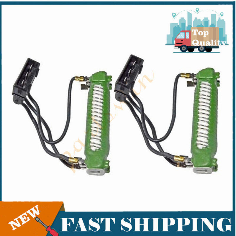2-pack engine cooling fan resistors for Volkswagen EuroVan transport vehicles 701959263D