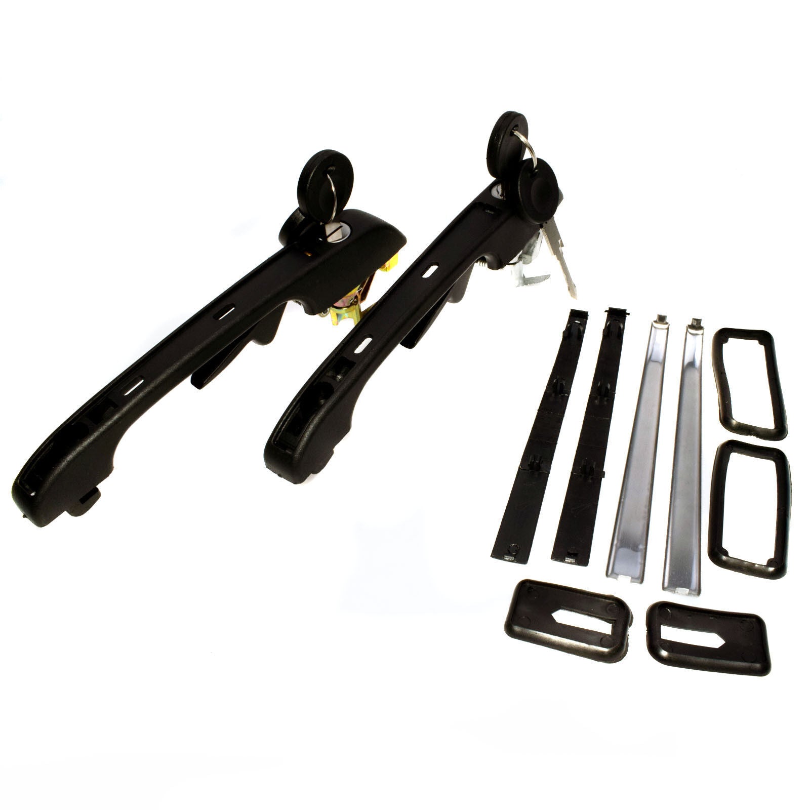For 85-92 for VW for Golf 80-83 Rabbit Pickup Set of 2 Front LH RH Exterior Door Handle