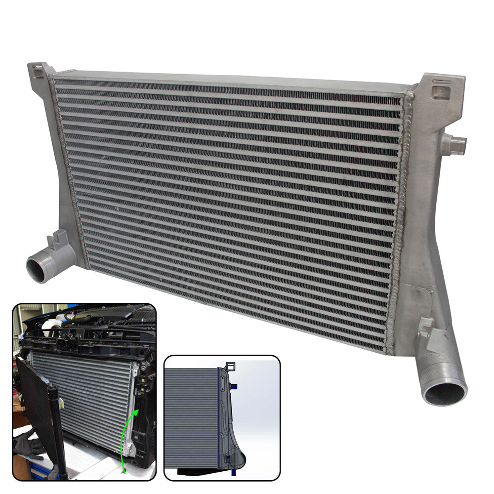Bolt On Intercooler for Audi A3/S3/ for VW for Golf GTI R MK7 EA888 1.8T 2.0T TSI Silver