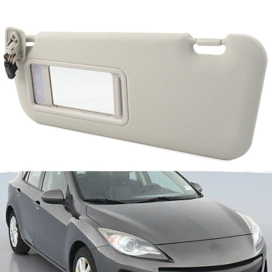 for Mazda 3 Hatchback 2010-2013 2011 2012 BBM2-69-320C-75 Sun Visor Left Gray