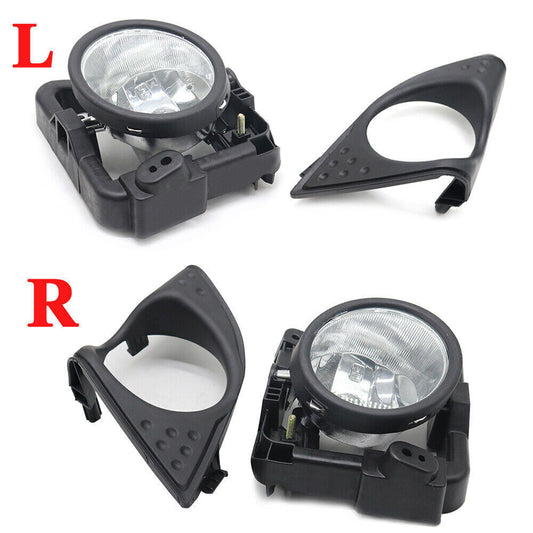 Fog Light Lamp LH RH Pair for Acura TSX 4 Door Sedan 09-10 Halogen Clear Lens
