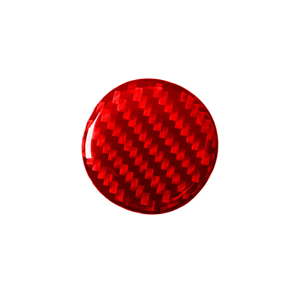 Red Carbon Fiber Shift Button Bezel for Land Rover Discovery Sport 2015-2019