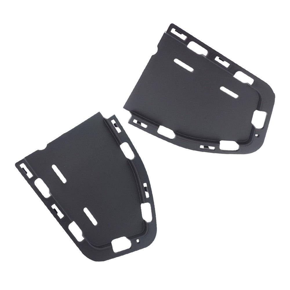 2Pcs Bumper Face Bar Grille Front Left Right Outer for 2014-2020 4-Series Black