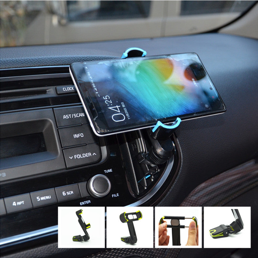 360¡ãRotate Rocker Arm Mount Scalable Air Vent Outlet Phone Bracket Mobile Holder