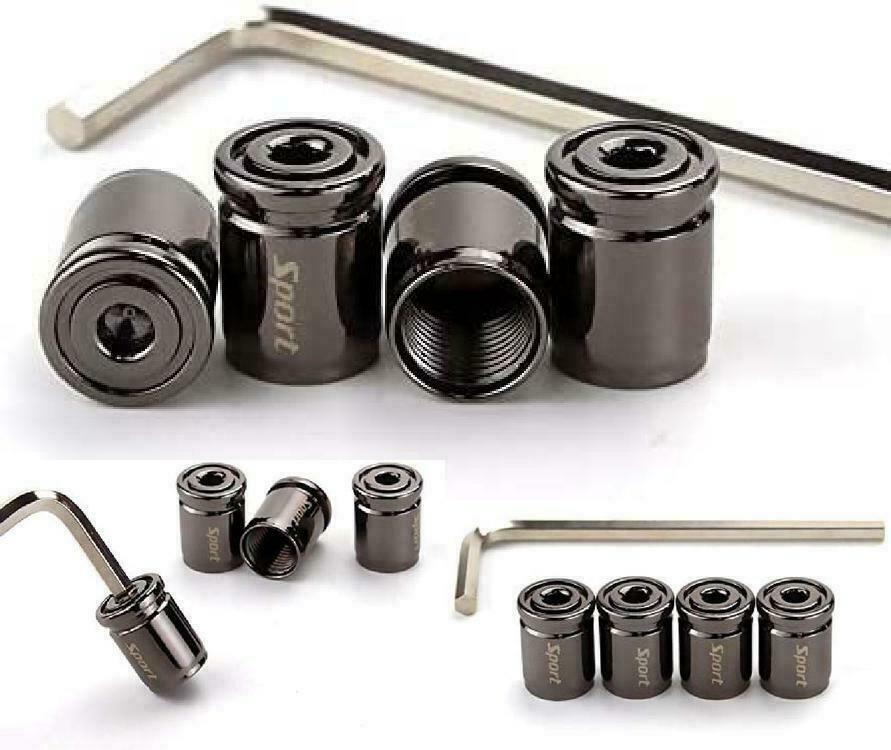 4-Piece Car Tire Valve Stem Cover, Car Wheel Tire Cover Stem Cover, Anti-theft Dust Pack