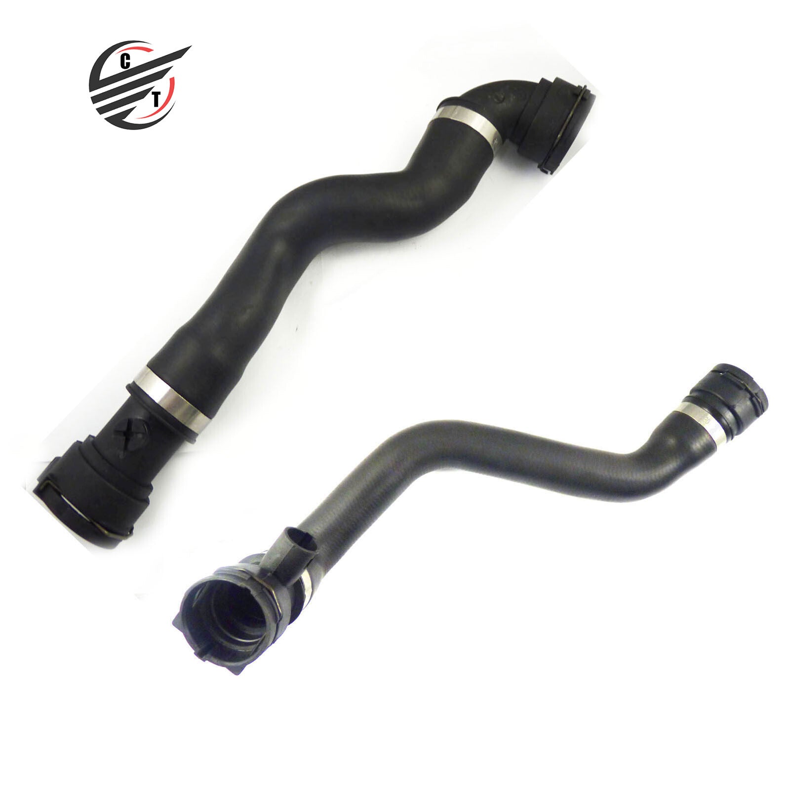 for E39 for BMW 525i 528i 530i Upper + Lower 2 Radiator Coolant Water Hose Kit Set