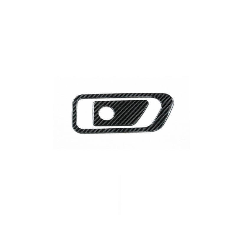 for Co -Pilot Storage Box Handle Cover Trim for Ford Explorer 2020-2022 Carbon Fiber