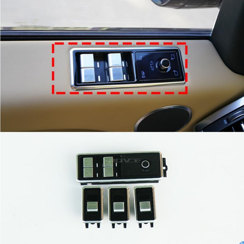 Replace Window Switch LCD Panel Cover Trim for Range Rover Sport L494 2014-2017