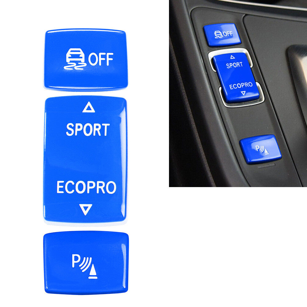 Schaltknopf Trim F¨¹r for BMW F20 F21 F22 F23 F30 F31 F31 F33 F33 F31 F33 F36 Blau