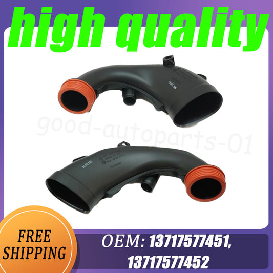 2 Rear Engine Intake Hose Kits for BMW E70 E71 F02 F06 F07 F12 13717577451