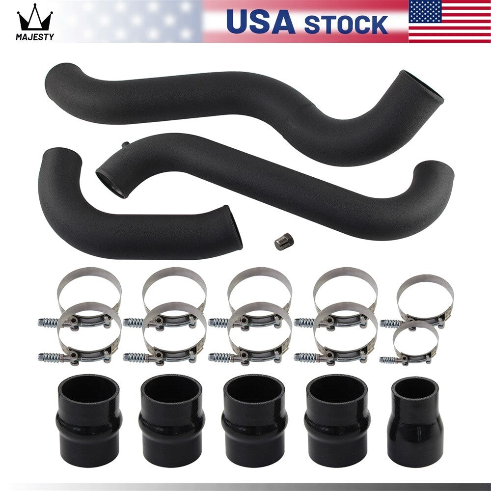 Aluminum Intercooler Pipe Boot Kit For 2011-2016 for GMC for CHEVY 6.6 6.6L LML Duramax