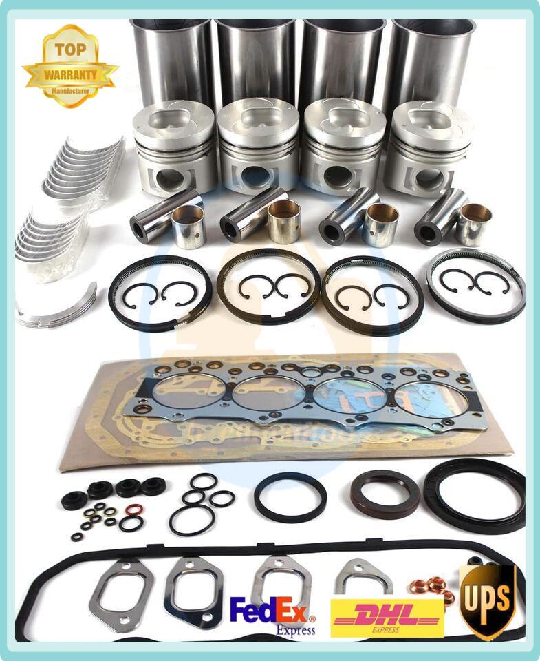 for Isuzu NPR NRR NQR ELF Truck Forklift Engine Overhaul Rebuild Kit 4BC2 DHL