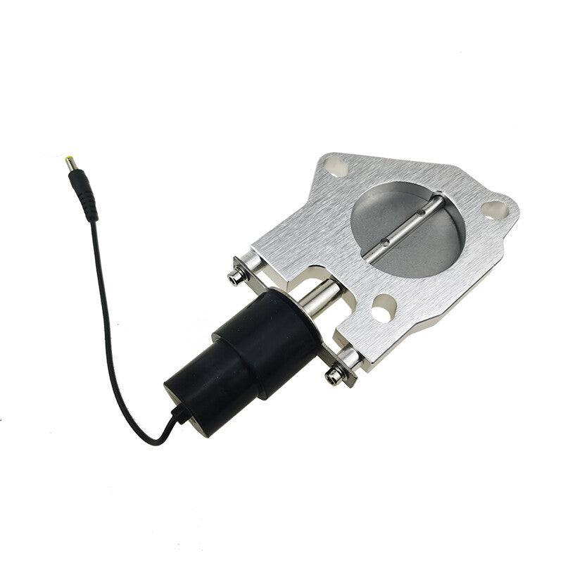 2.5-inch Electric Exhaust Butterfly Valve Kit with Stainless Steel Fittings