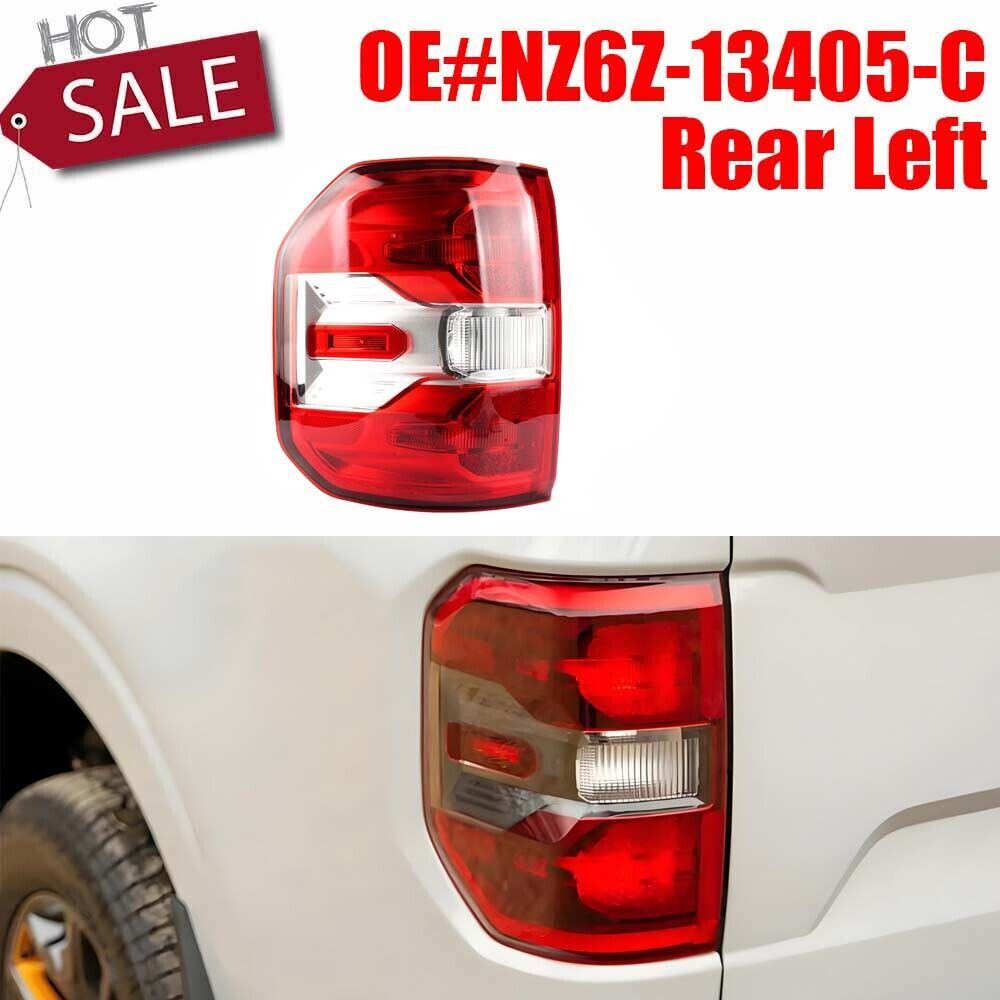 NZ6Z-13405-C Left Halogen Tail Brake Light for Ford Maverick XL XLT 22-24 2023