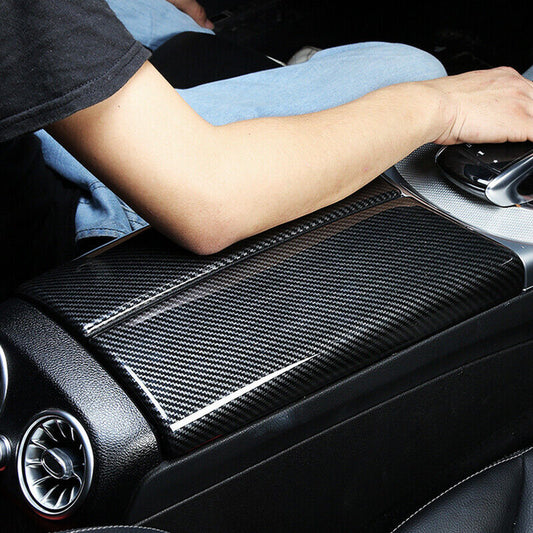 Car Storage Box Panel Cover Armrest Box Panel Fit for Mercedes Benz GLC C Class