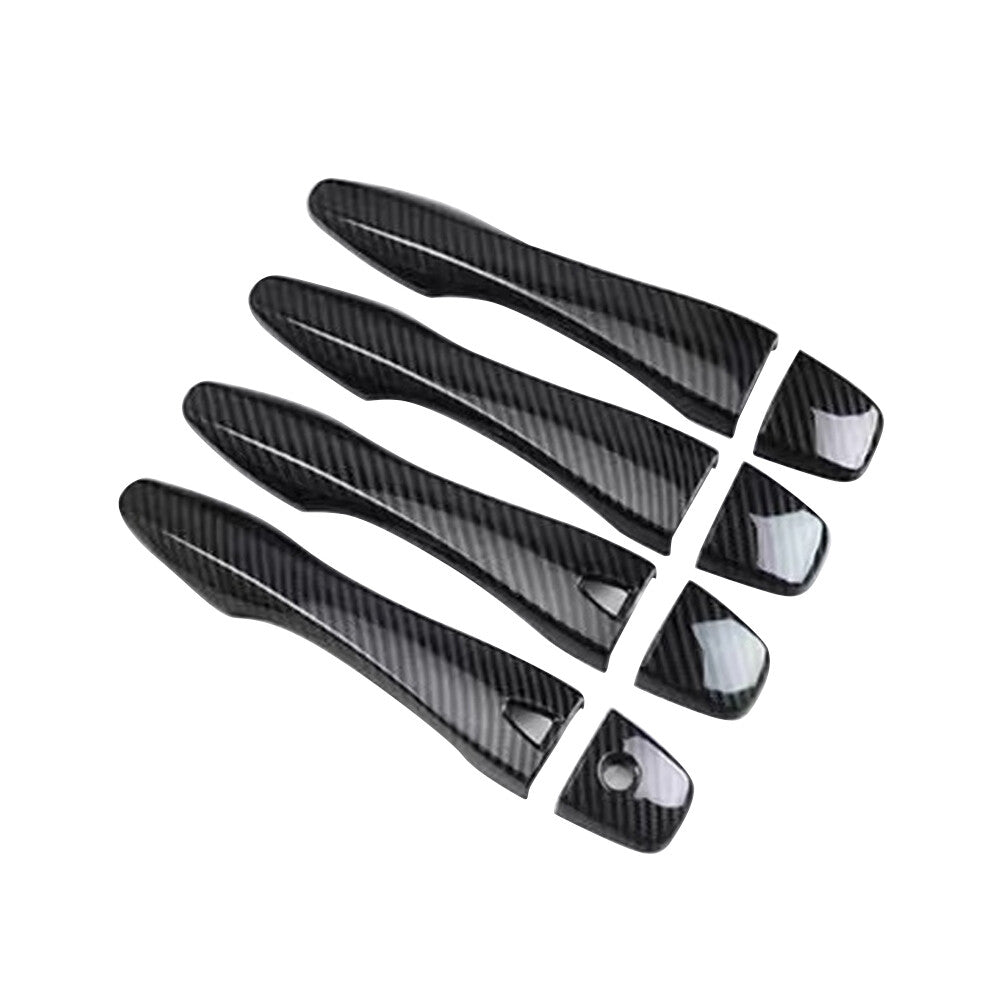 Side for Smart Door Handle Covers Trims For 2013-2018 for Nissan Altima Carbon Fiber