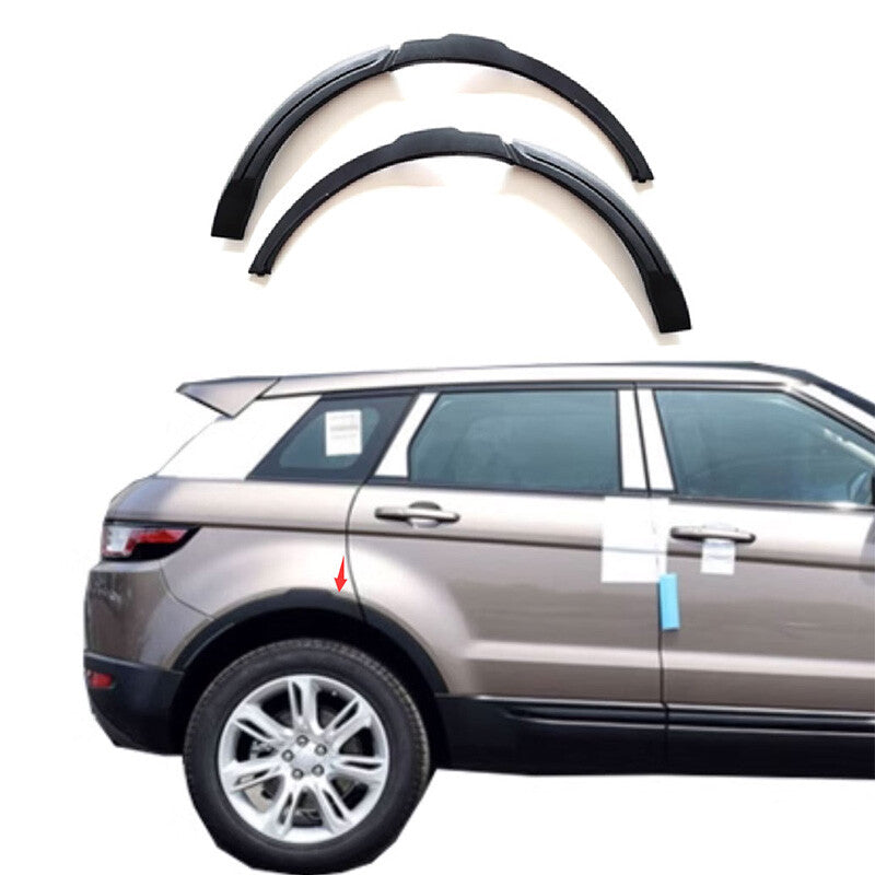 Eyebrow Arche Fender Flare Rear Wheel 2pc for Range Rover Evoque 2012-2019 Black