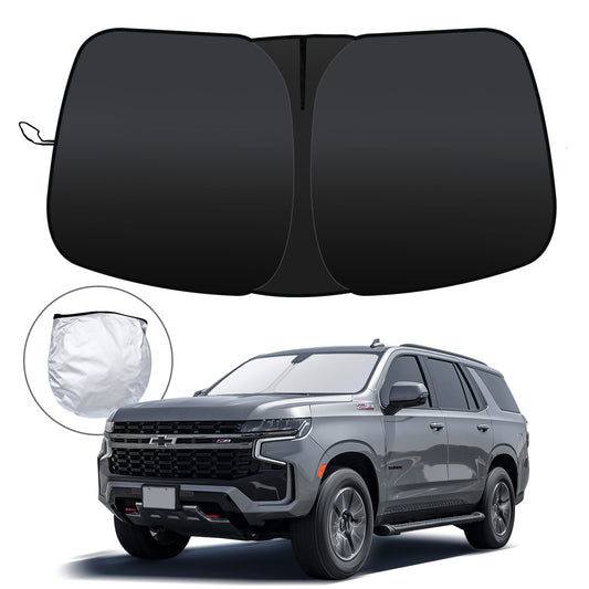 For 2015-2020 for Chevy Tahoe Front Windshield Sun Shade Foldable Heat Block Cover